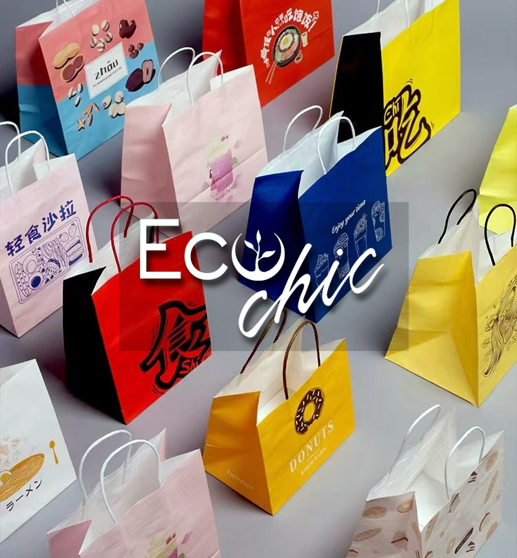 EcoChic: Sacolas de Papel - Sustentabilidade e Elegância em Cada Embalagem
