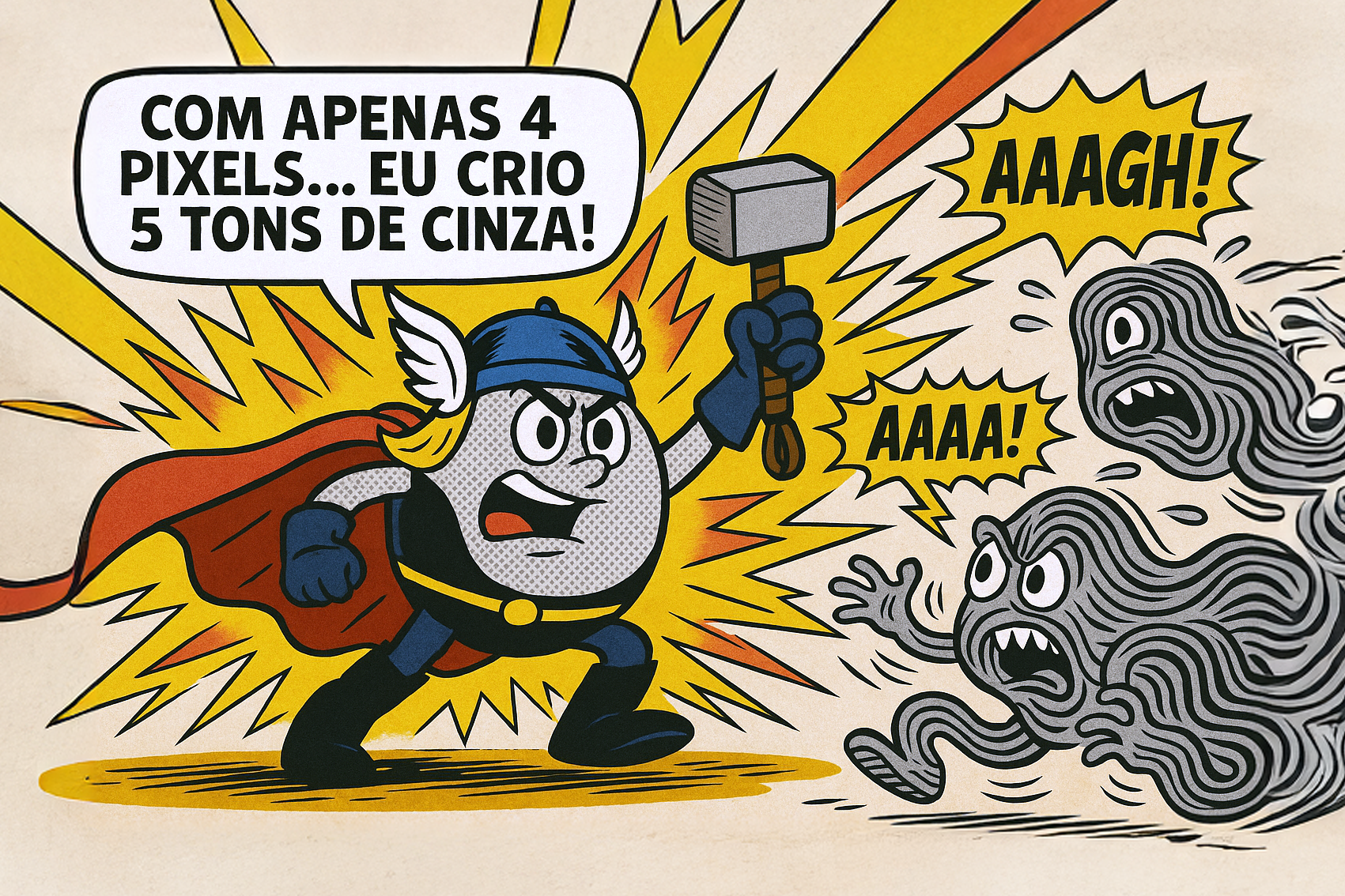 Você não vê pontos. Você vê magia. Você não vê pontos. Você vê magia.