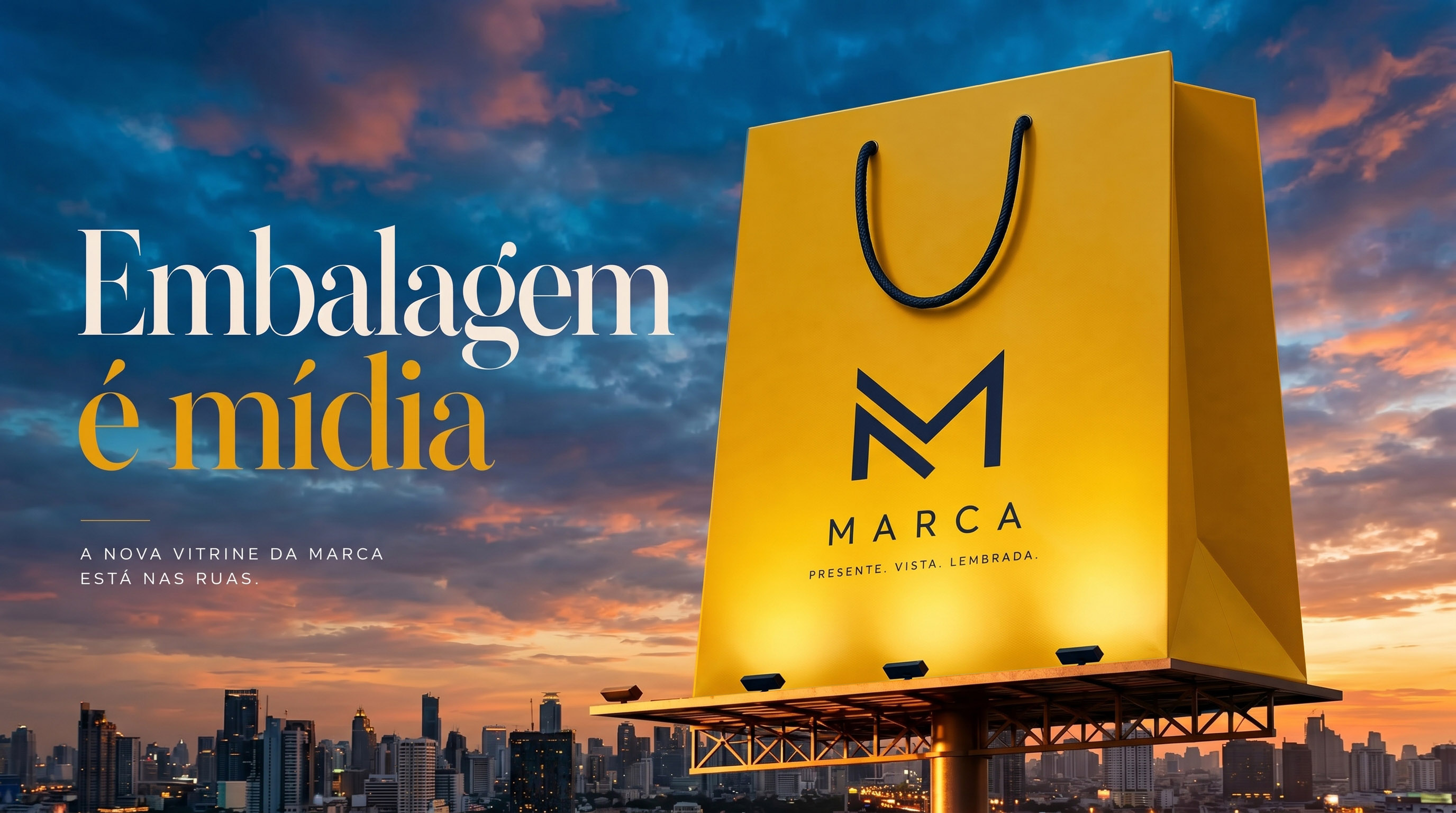 Mais que embalagem. Presença.