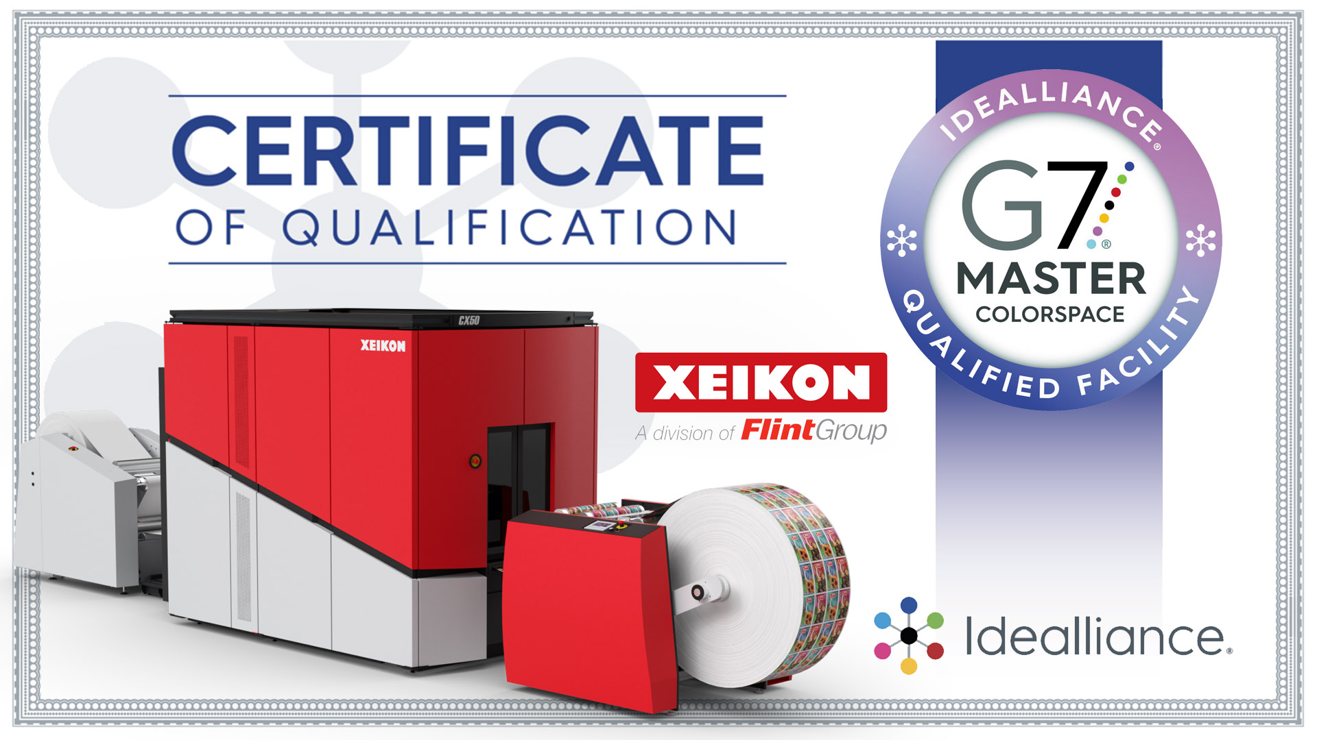 Xeikon obtém a Certificação G7 Master 